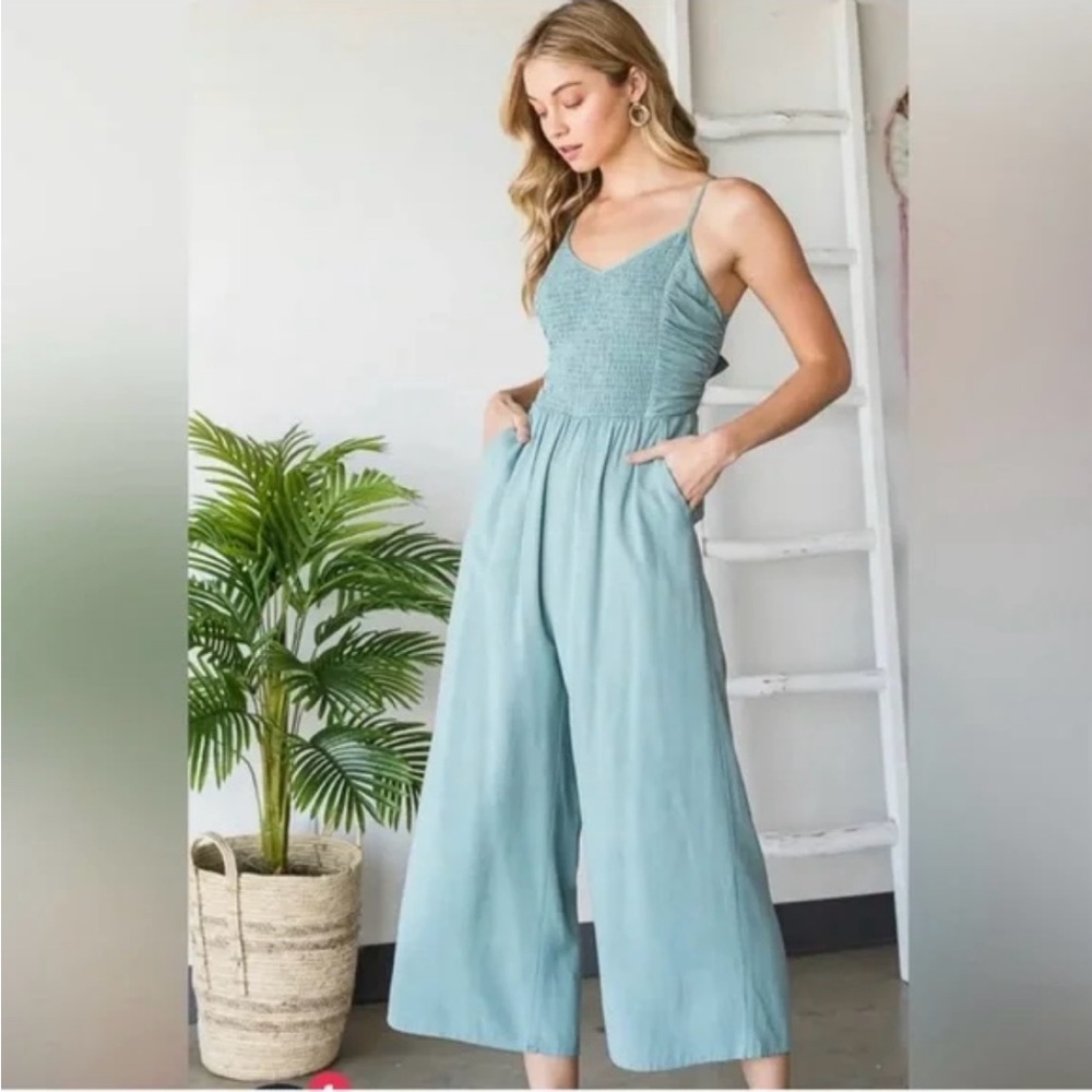 Cute spring/summer green romper